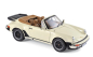 Preview: Norev 187661 Porsche 911 Turbo Cabriolet 1987 - elfenbein 1:18