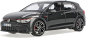 Preview: Norev 188591 Volkswagen Golf VIII GTI MK8 2019 black 1:18 Modellauto VW