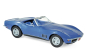 Preview: Norev 189035 Chevrolet Corvette Cabrio 1969 blau metallic 1:18 Modellauto