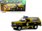 Preview: Greenlight 1996 Ford Bronco 1:18 Maryland State Police State Trooper Bloodhound Search Team K-9 Patrol