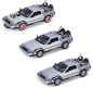 Preview: Welly Geschenk-Box Delorean 1983 Zurück in die Zukunft 1:24 Teil I, II & III Back to the future