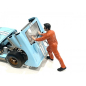 Preview: American Diorama 23790o Figur Mechaniker Ken orange 1:18 limitiert 1/1000