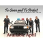 Preview: American Diorama 24032 Figur Police Officer II - 1:24 limitiert 1/1000