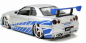 Preview: Jada Toys 253203044 Fast & Furious Brian's Nissan Skyline GT-R R34 1:24 Modellauto