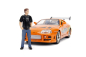 Preview: Jada Toys 253205001 Fast & Furious Brian's Toyota Supra 1995 + Figur 1:24 Modellauto