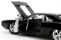 Preview: Fast & Furious 1970 Dodge Charger schwarz mit Figur Tom  1:24 Modelcar Jada Toys 253205006