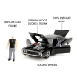 Preview: Fast & Furious 1970 Dodge Charger schwarz mit Figur Tom  1:24 Modelcar Jada Toys 253205006