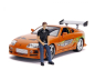 Preview: Jada Toys 253206001 Fast & Furious Brian's Toyota Supra 1995 + Figur 1:18 Modellauto