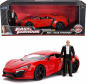 Preview: Jada Toys 253206002 Fast & Furious Dom's W Motorsports Lykan Hypersport + Figur 1:18 Modellauto