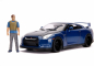 Preview: Jada Toys 253206003 Fast & Furious Brian's Nissan Skylie GT-R R35 + Figur 1:18 Modellauto