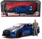 Preview: Jada Toys 253206003 Fast & Furious Brian's Nissan Skylie GT-R R35 + Figur 1:18 Modellauto