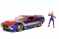 Preview: Jada Toys 253225009 Marvel Captain Figur + Ford Mustang 1973 Mach 1 1:24 Modellauto