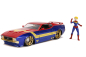 Preview: Jada Toys 253225009 Marvel Captain Figur + Ford Mustang 1973 Mach 1 1:24 Modellauto