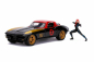 Preview: Jada Toys 253225014 Marvel Black Widow + Chevy 1966 Chevrolet Corvette 1:24 Modellauto