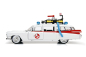 Preview: Jada Toys 25323500 Ghostbusters ECTO-1 Geisterjäger Auto 1:24 Modellauto