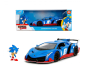 Preview: Sonic Lamborghini Veneno mit Sonic Figur blau 1:24 Modellauto Jadatoys 253255082