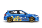 Preview: Sonic 2012 Subaru Impreza WRX STI mit Sonic Figur 1:24 Modellauto Jadatoys 253255087