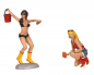 Preview: Fast Women 351 Bikini Car Wash - Charlene & Ellen 1:18 - Set bestehend aus 2 Figuren