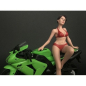 Preview: Women in red Bikini Figur Elizabeth 1:12 limitiert 1/1000 American Diorama