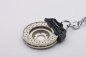 Preview: AUTOart Schlüsselanhänger Bremsscheibe schwarz mit Omegaring 40082