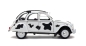 Preview: Solido Citroen 2CV6 Vache 1986 Kuhflecken 1:18 - 421184860 S1850028