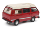 Preview: VW Bus T3a Camper red 1:18 modelcar Schuco 450038900