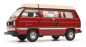 Preview: VW Bus T3a Camper red 1:18 modelcar Schuco 450038900