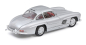 Preview: Mercedes Benz 300SL Flügeltürer W198 silber 1:18 limitiert 1/1000 Schuco 450045000 Modelcar