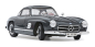 Preview: Mercedes Benz 300SL Flügeltürer W198 grau 1:18 Schuco Modellauto