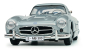 Preview: Mercedes Benz 300SL gullwing W198 silver 1:18 Schuco 450045200 Modelcar