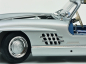 Preview: Mercedes Benz 300SL gullwing W198 silver 1:18 Schuco 450045200 Modelcar