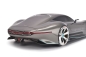 Preview: Schuco 450046600 Mercedes-Benz Vision GT Gran Turismo dunkelsilber 1:12 limitiert 1/500 Modellauto