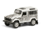 Preview: Schuco Land Rover Safari weiss-schwarz 1:64 Modellauto