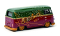 Preview: Schuco VW T1 Bus Lowrider Christmas Weihnachten 2021 1:64 Modellauto