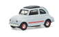 Preview: Schuco Fiat 500 Sport blau-grau 1:87 limitiert Modellauto