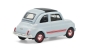 Preview: Schuco Fiat 500 Sport blau-grau 1:87 limitiert Modellauto