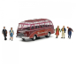 Preview: Setra S6 Bus Wandervögel red 1:87 Schuco 452669200 modelcar