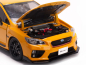 Preview: Sunstar 5551 Subaru WRX Sti 2015 gelb S207 NBR Challenge Package 1:18 Modellauto