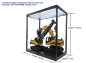 Preview: Display Case mit Beleuchtung T9-67726BK Vitrine schwarz für 1:6 Figuren und viel mehr