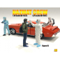 Preview: American Diorama 76272 Hazmat Crew V Mann mit Thermometer 2021 Pandemie 1:18 Figur 1/1000 limitiert