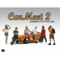 Preview: American Diorama 76290 Car Meet 2 Mann sitzend 1:18 Figur 1/1000 limitiert