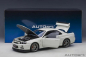 Preview: AUTOart NISSAN SKYLINE GT-R R34 2001 V-Spec II weiss 1:18 77406 Modellauto