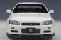 Preview: AUTOart NISSAN SKYLINE GT-R R34 2001 V-Spec II weiss 1:18 77406 Modellauto