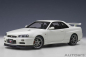 Preview: AUTOart NISSAN SKYLINE GT-R R34 2001 V-Spec II weiss 1:18 77406 Modellauto