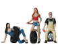 Preview: Motorhead 776 The Brigade Figuren Set Andie, Val & Derek 1:24 Mechaniker 3 Stück