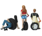 Preview: Motorhead 776 The Brigade Figuren Set Andie, Val & Derek 1:24 Mechaniker 3 Stück