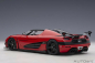 Preview: AUTOart 79022 Koenigsegg Agera RS Chilli Red Carbon Black 1:18 Modellauto