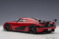 Preview: AUTOart 79022 Koenigsegg Agera RS Chilli Red Carbon Black 1:18 Modellauto