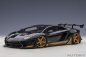 Preview: AUTOart 79184 LAMBORGHINI Aventador Liberty Walk LB-Works 2018 schwarz-gold 1:18 Modellauto