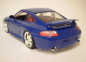 Preview: BBurago Porsche 911 (996) GT3 blau + 02-5 (umgebautes Modell) 1:18